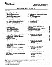 DataSheet MSP430F5436 pdf